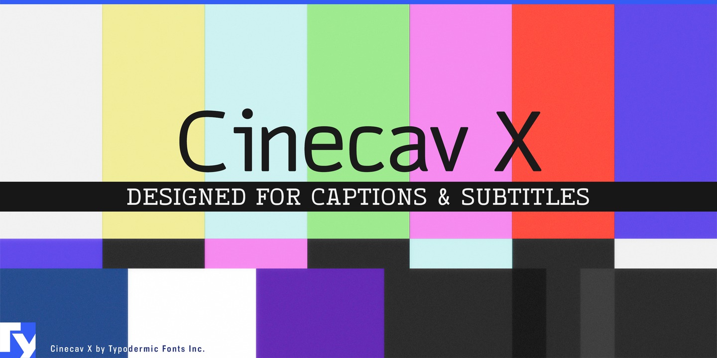Cinecav X Type Font preview